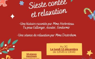 Sieste Contée et Relaxation au 3C